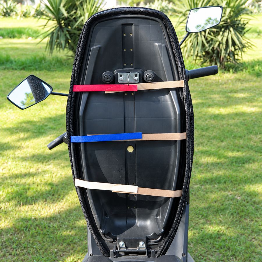 Seat cover straps